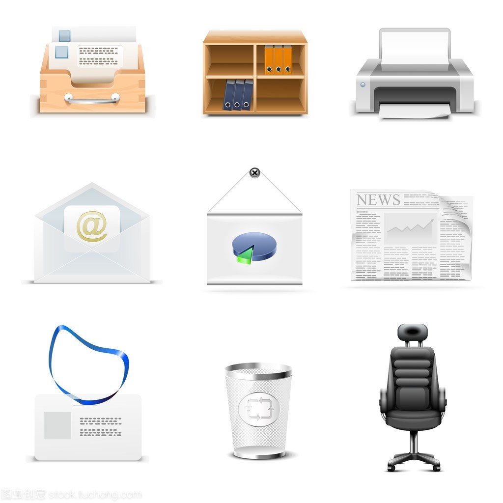 現(xiàn)代辦公新風尚 矢量設計賦能辦公用品美學